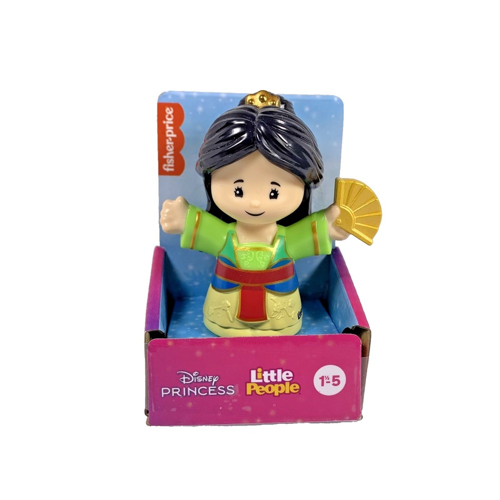 Fisher Price Little People Disney Princess Mulan Mini Figure‎ JFH46 New
